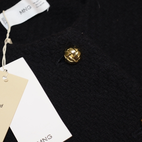 Mango Black Blazer with Gold Buttons - Picture 4 of 4